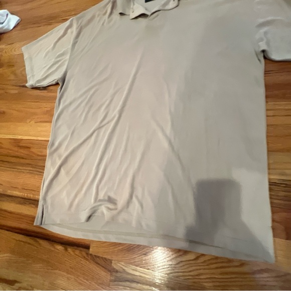 Pierre Cardin Polo Shirt Men's Size Medium Golf Tan XL VINTAGE 90s - Picture 7 of 8